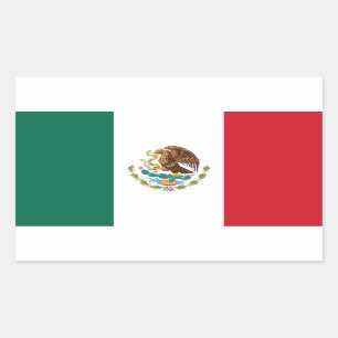 Aufkleber für mexikanische Flagge