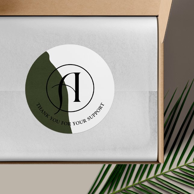 Aufkleber für Minimalistische Round-Logos (Von Creator hochgeladen)