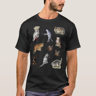Aufkleber für mittelalterliche Sets T-Shirt