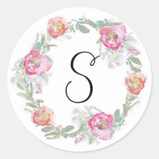 Aufkleber für Monogramm