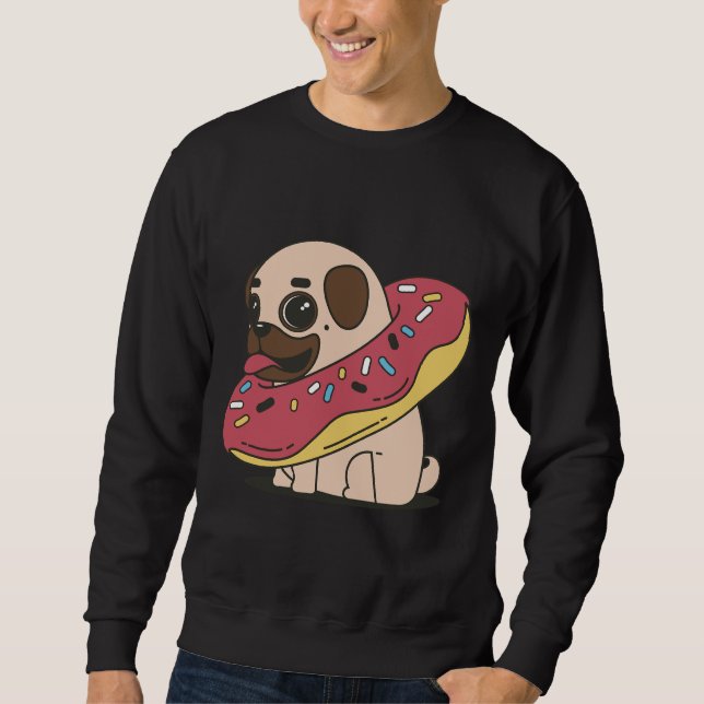 Aufkleber für Mops Klassischer T - Shirt 160 (Vorderseite)