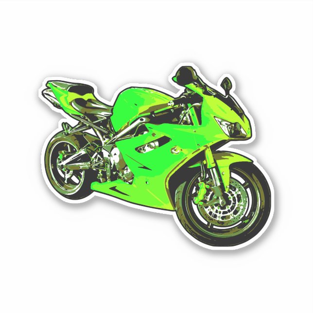 Aufkleber für Motorräder (Vorderseite)