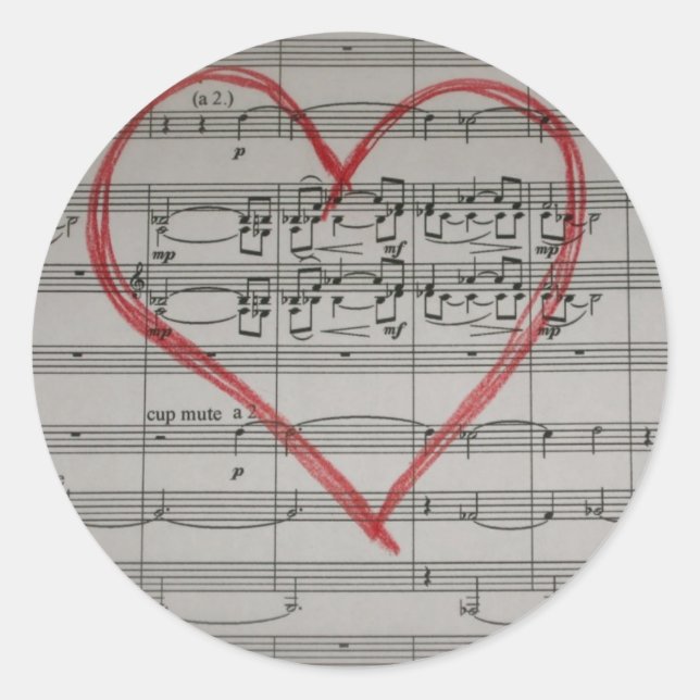 Aufkleber für Musikliebhaber (Vorderseite)