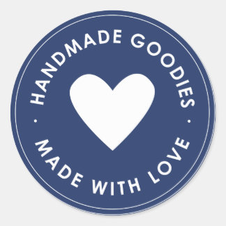 Aufkleber für Navy Blue Handmade Goodies