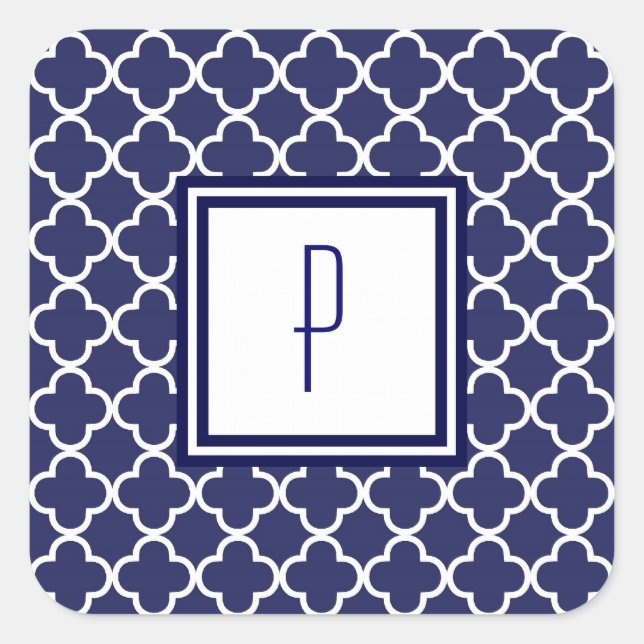Aufkleber für Navy-Blue-Quatrefolien (Vorderseite)
