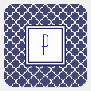 Aufkleber für Navy-Blue-Quatrefolien