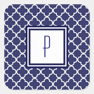 Aufkleber für Navy-Blue-Quatrefolien