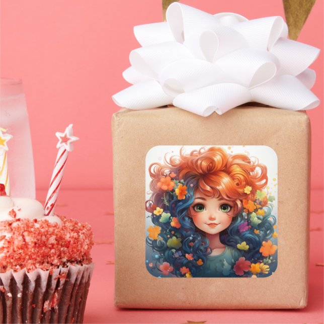 Aufkleber für niedliche Mädchen (Party)