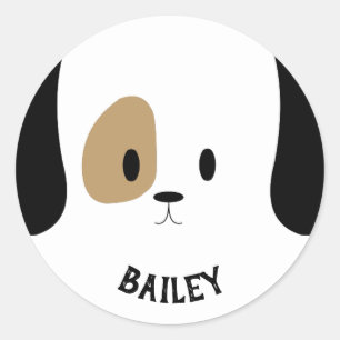 Aufkleber für personalisierte Hundebezeichnung