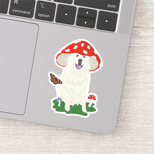 Aufkleber für personalisierte Pyrenäen (Detail)