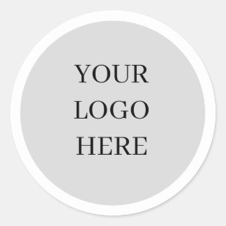 Aufkleber für Personalisierte Round-Business-Logos