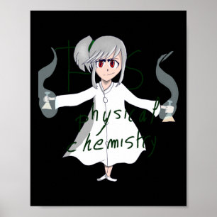 Aufkleber für physikalische Chemie Poster