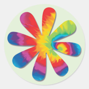Aufkleber für psychedelische Blume