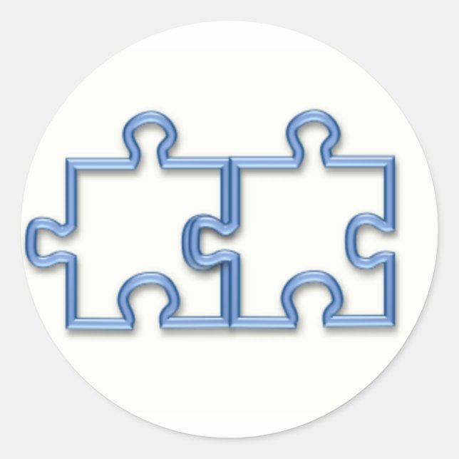 Aufkleber für Puzzleteile (Vorderseite)