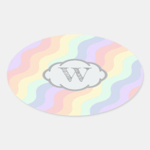 Aufkleber für Rainbow-Waves