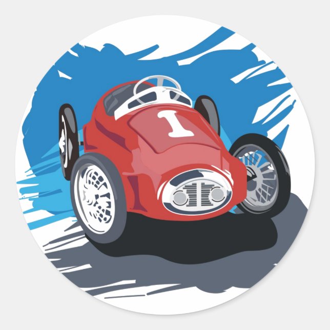Aufkleber für Rennwagen (Vorderseite)