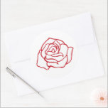 Aufkleber für Rose<br><div class="desc">Das Design stammt aus der Originalkunst.</div>