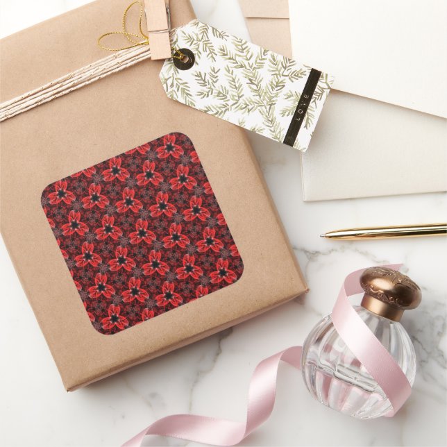Aufkleber für Rot und Schwarz (Schenken)