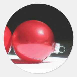 Aufkleber für Rote Ornamente