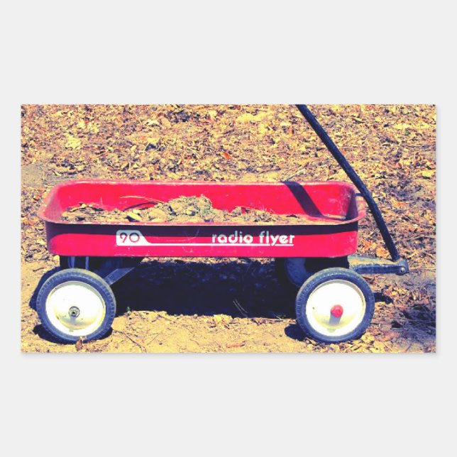Aufkleber für rote Wagen (Vorderseite)