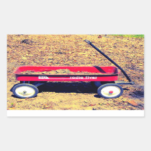 Aufkleber für rote Wagen