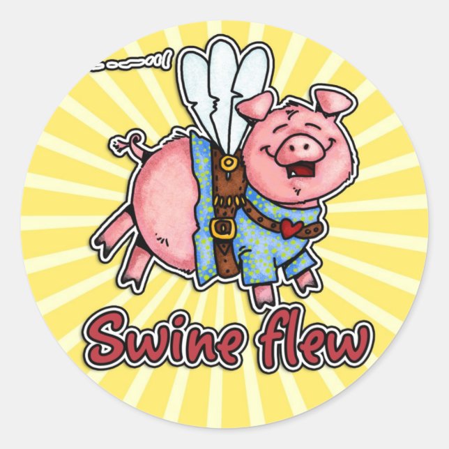 Aufkleber für Schweine (Vorderseite)