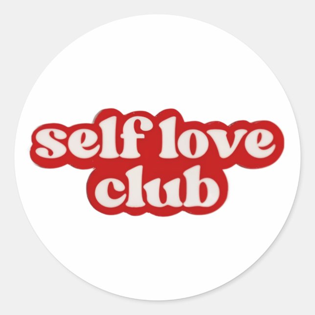 Aufkleber für Selbstständige Liebe (Vorderseite)