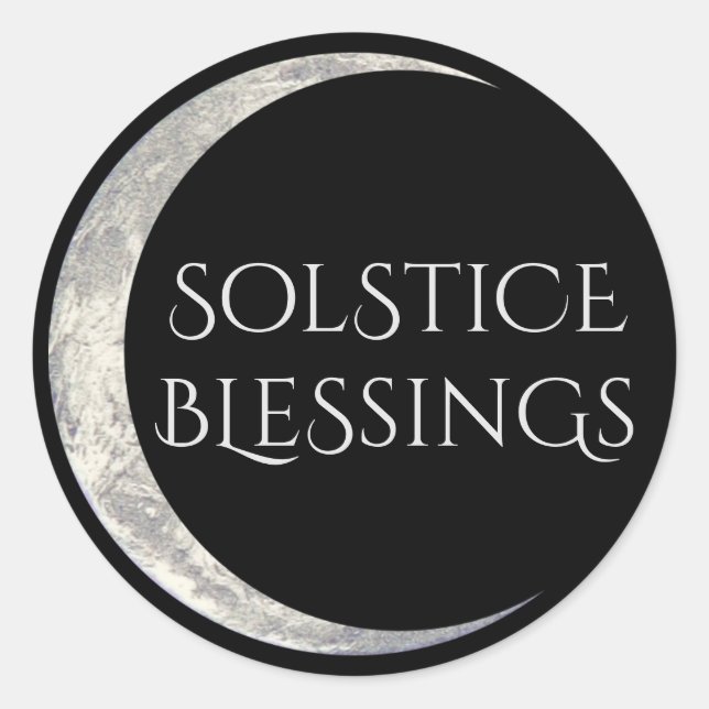 Aufkleber für Solstice-Segnungen (Vorderseite)