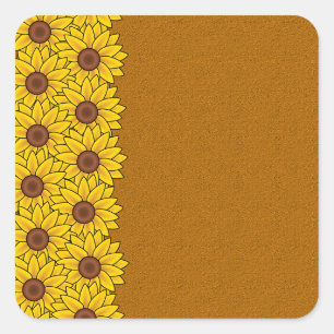 Aufkleber für Sonnenblumen, anpassen