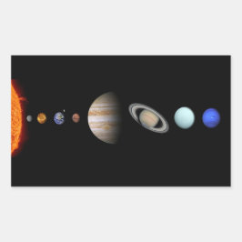 Aufkleber für Sonnensysteme