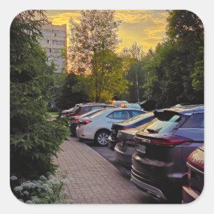 Aufkleber für Sonnenuntergang - individuell einste