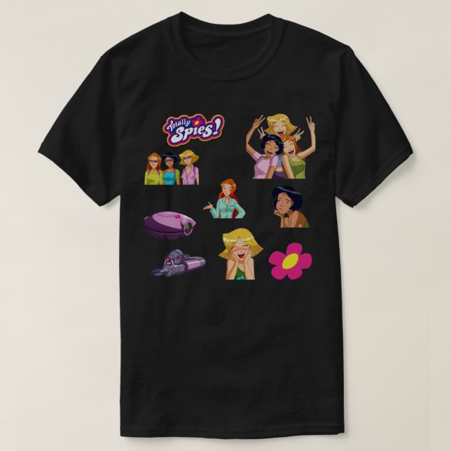Aufkleber für Spione T-Shirt (Design vorne)