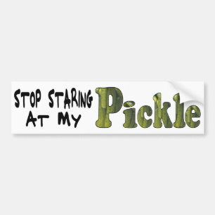 Aufkleber für Stoßstangen mit Pickle-Gaffen Autoaufkleber