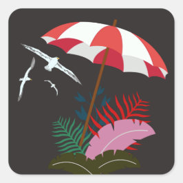 Aufkleber für Strandvibes