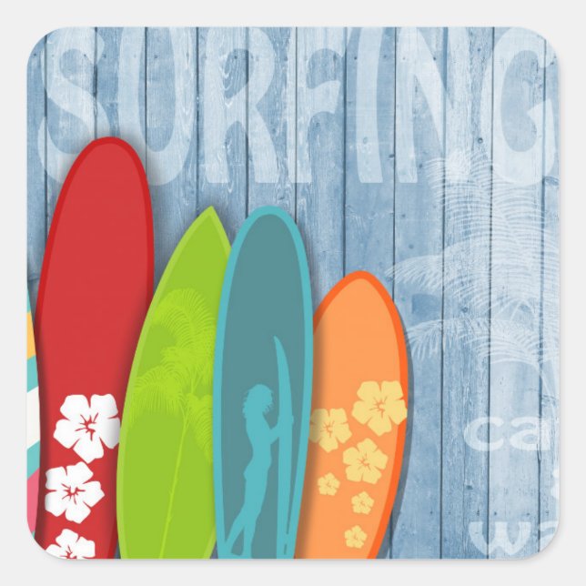 Aufkleber für Surfbretter (Vorderseite)