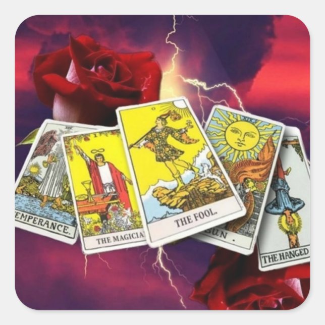 Aufkleber für Tarot-Karten (Vorderseite)