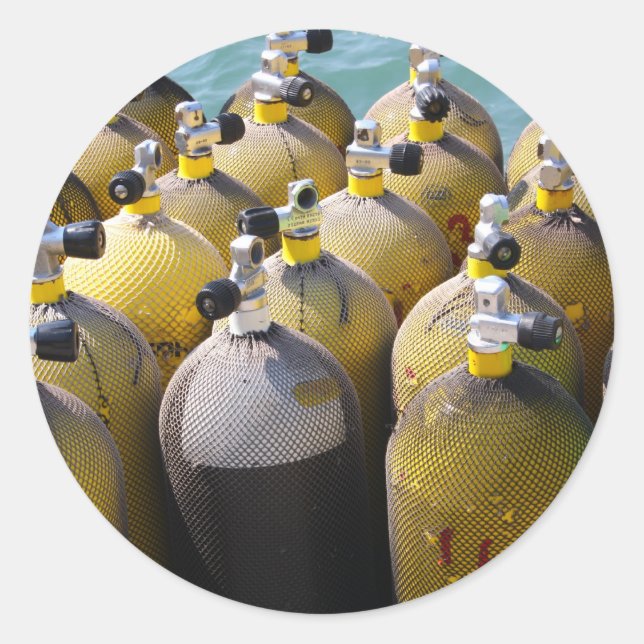 Aufkleber für Tauchausrüstung (Vorderseite)