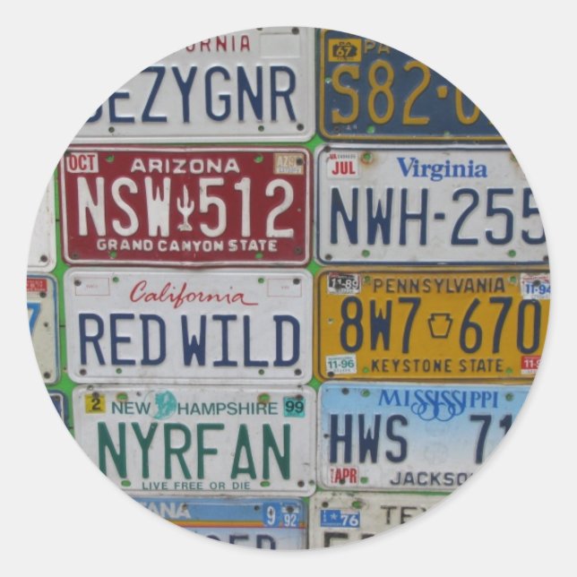 Aufkleber für Teller (Vorderseite)