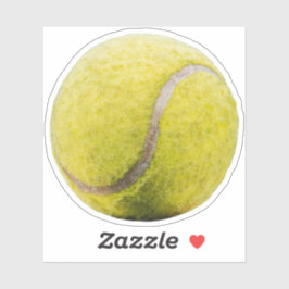 Aufkleber für Tennis Ball Sportfotos