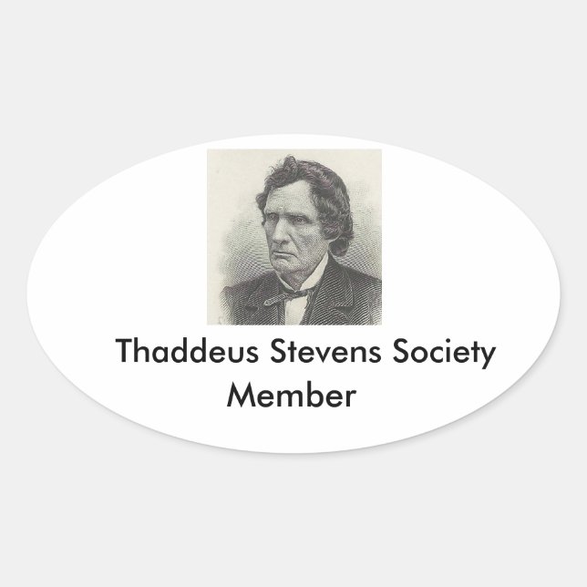 Aufkleber für Thaddeus Stevens Society (Vorderseite)