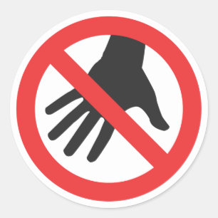 Aufkleber für Touchs nicht