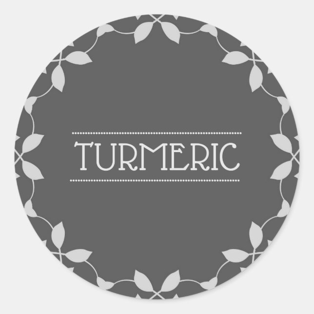 Aufkleber für Turmerspeck (Vorderseite)