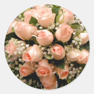 Aufkleber für Umschlag Aufkleber der Rose
