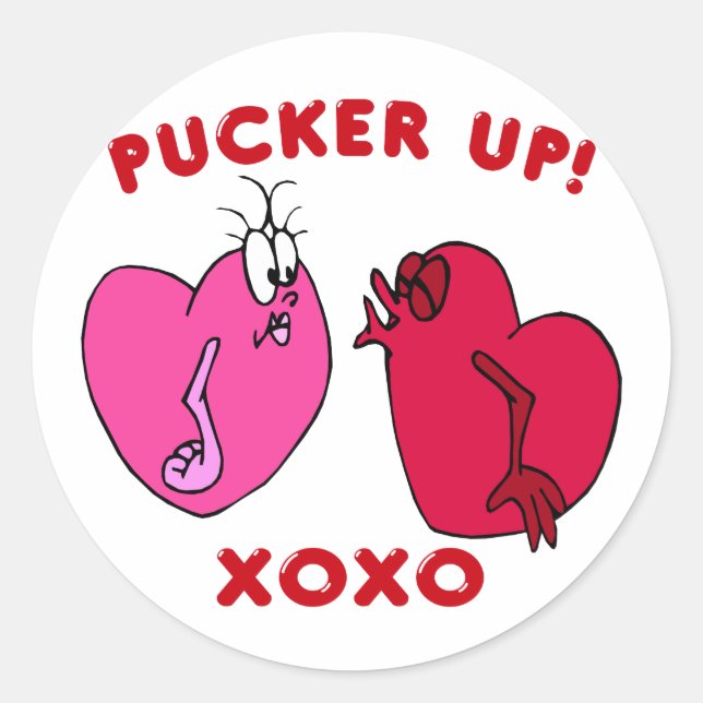 Aufkleber für Valentine Hörer (Vorderseite)