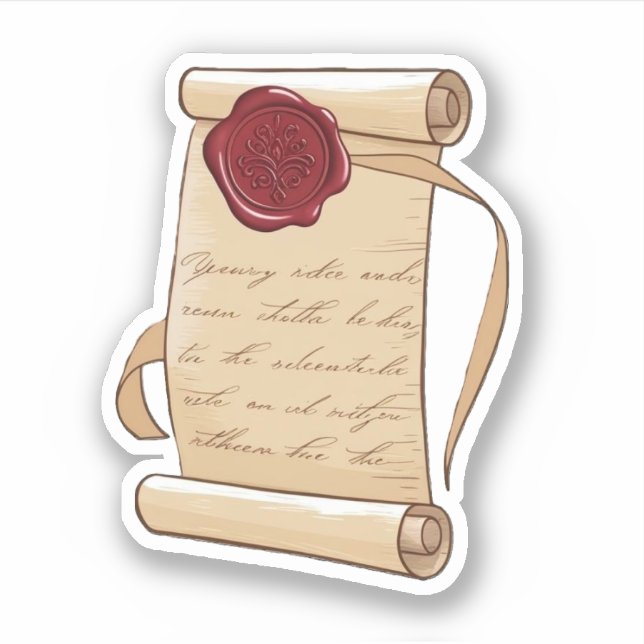 Aufkleber für versiegelte Rollen (Vorderseite)