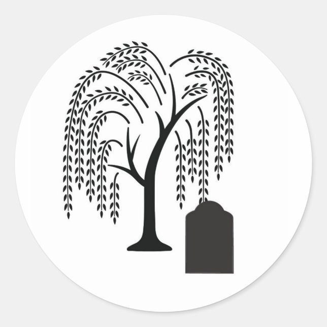 Aufkleber für viktorianische Friedhof (Vorderseite)
