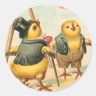 Aufkleber für Vintage Osterkeuchen