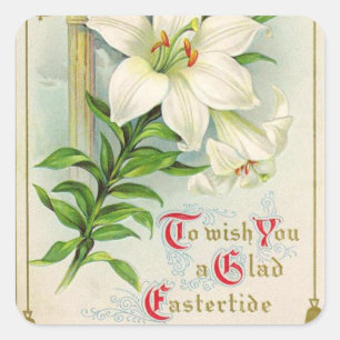 Aufkleber für Vintage Ostern