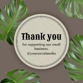 Aufkleber für Vintage Retro-Typografie