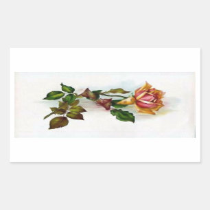 Aufkleber für Vintage Rose